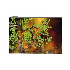 Backdrop Background Tree Abstract Cosmetic Bag (Large) 