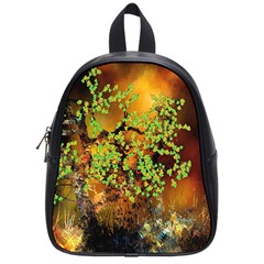 Backdrop Background Tree Abstract School Bags (Small) 