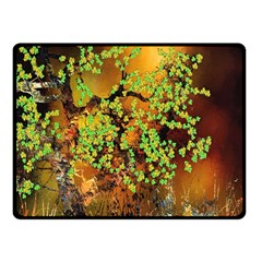 Backdrop Background Tree Abstract Fleece Blanket (small) by Nexatart