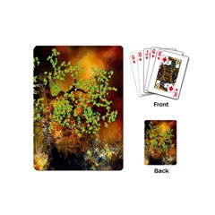 Backdrop Background Tree Abstract Playing Cards (Mini) 