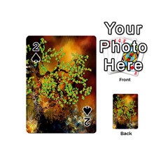 Backdrop Background Tree Abstract Playing Cards 54 (Mini) 