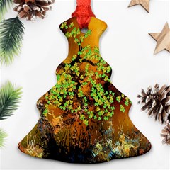 Backdrop Background Tree Abstract Christmas Tree Ornament (Two Sides)