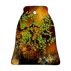 Backdrop Background Tree Abstract Bell Ornament (Two Sides)