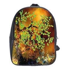 Backdrop Background Tree Abstract School Bags (XL) 