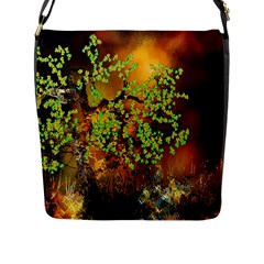 Backdrop Background Tree Abstract Flap Messenger Bag (L) 