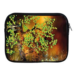 Backdrop Background Tree Abstract Apple iPad 2/3/4 Zipper Cases