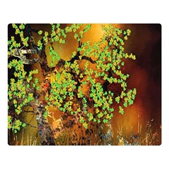 Backdrop Background Tree Abstract Double Sided Flano Blanket (Large) 