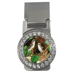 Backdrop Colorful Bird Decoration Money Clips (cz)  by Nexatart