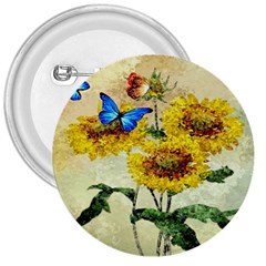 Backdrop Colorful Butterfly 3  Buttons by Nexatart