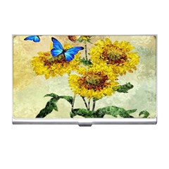 Backdrop Colorful Butterfly Business Card Holders by Nexatart