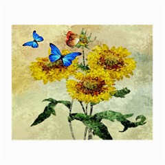 Backdrop Colorful Butterfly Small Glasses Cloth (2-side) by Nexatart