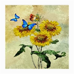 Backdrop Colorful Butterfly Medium Glasses Cloth by Nexatart