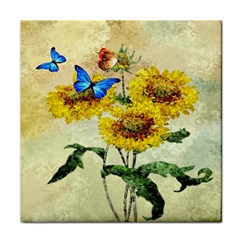 Backdrop Colorful Butterfly Face Towel