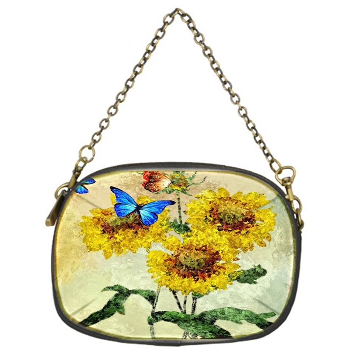 Backdrop Colorful Butterfly Chain Purses (One Side) 