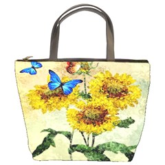 Backdrop Colorful Butterfly Bucket Bags