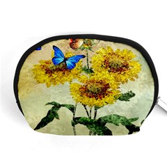 Backdrop Colorful Butterfly Accessory Pouches (medium)  by Nexatart