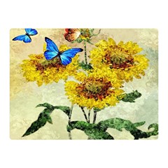 Backdrop Colorful Butterfly Double Sided Flano Blanket (mini)  by Nexatart