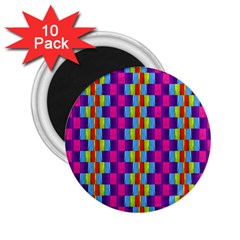 Background For Scrapbooking Or Other Patterned Wood 2 25  Magnets (10 Pack)  by Nexatart