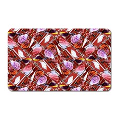 Background For Scrapbooking Or Other Shellfish Grounds Magnet (rectangular) by Nexatart