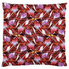 Background For Scrapbooking Or Other Shellfish Grounds Large Flano Cushion Case (two Sides) by Nexatart