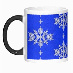 Background For Scrapbooking Or Other Snowflakes Patterns Morph Mugs by Nexatart