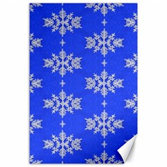 Background For Scrapbooking Or Other Snowflakes Patterns Canvas 24  X 36  by Nexatart