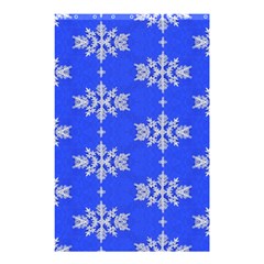 Background For Scrapbooking Or Other Snowflakes Patterns Shower Curtain 48  X 72  (small)  by Nexatart