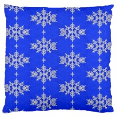 Background For Scrapbooking Or Other Snowflakes Patterns Standard Flano Cushion Case (two Sides) by Nexatart