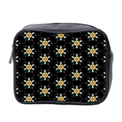 Background For Scrapbooking Or Other With Flower Patterns Mini Toiletries Bag 2-side by Nexatart