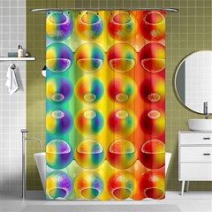 Background For Scrapbooking Or Other Shower Curtain 48  X 72  (small)  by Nexatart