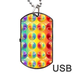 Background For Scrapbooking Or Other Dog Tag Usb Flash (one Side) by Nexatart