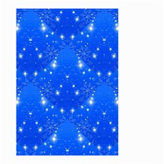 Background For Scrapbooking Or Other With Snowflakes Patterns Small Garden Flag (two Sides) by Nexatart