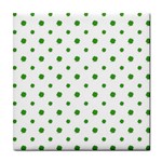 Saint Patrick Motif Pattern Tile Coasters Front