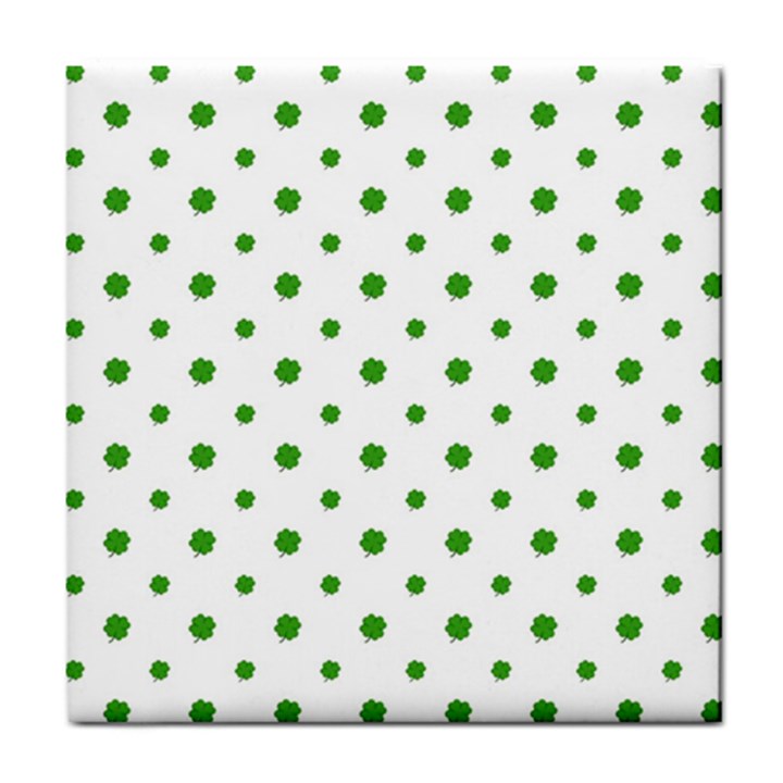 Saint Patrick Motif Pattern Tile Coasters