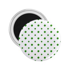 Saint Patrick Motif Pattern 2 25  Magnets by dflcprints