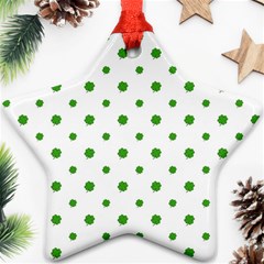 Saint Patrick Motif Pattern Ornament (Star)