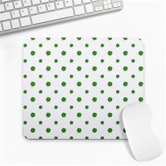 Saint Patrick Motif Pattern Large Mousepads by dflcprints