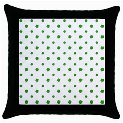 Saint Patrick Motif Pattern Throw Pillow Case (Black)