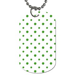 Saint Patrick Motif Pattern Dog Tag (two Sides) by dflcprints