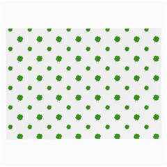 Saint Patrick Motif Pattern Large Glasses Cloth by dflcprints