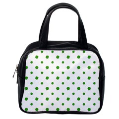 Saint Patrick Motif Pattern Classic Handbags (one Side) by dflcprints