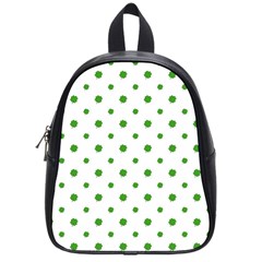 Saint Patrick Motif Pattern School Bags (small)  by dflcprints