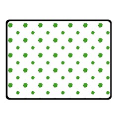 Saint Patrick Motif Pattern Fleece Blanket (Small)