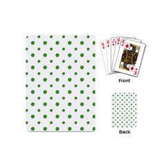 Saint Patrick Motif Pattern Playing Cards (mini)  by dflcprints