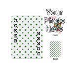 Saint Patrick Motif Pattern Playing Cards 54 (Mini)  Front - Joker1