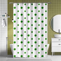 Saint Patrick Motif Pattern Shower Curtain 48  x 72  (Small) 