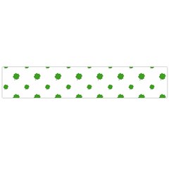 Saint Patrick Motif Pattern Flano Scarf (large)  by dflcprints