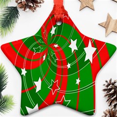 Background Abstract Christmas Star Ornament (two Sides) by Nexatart