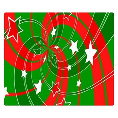 Background Abstract Christmas Double Sided Flano Blanket (small)  by Nexatart