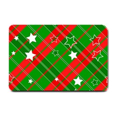 Background Abstract Christmas Small Doormat  by Nexatart